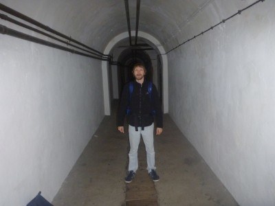 In the Jersey War Tunnels.