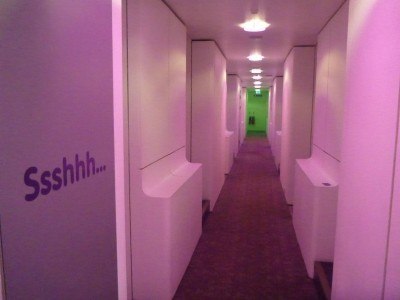 Quiet - time to relax at the Yotel