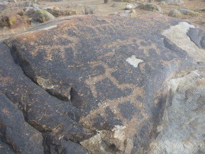 These rock carvings are petroglyphs