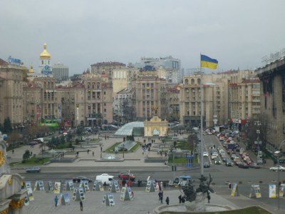Maidan Square in Kiev by day - marvellous