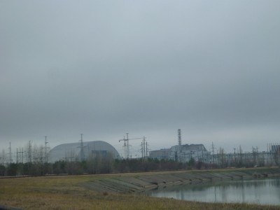 Reactor Number 4 viewed on our drive round to it