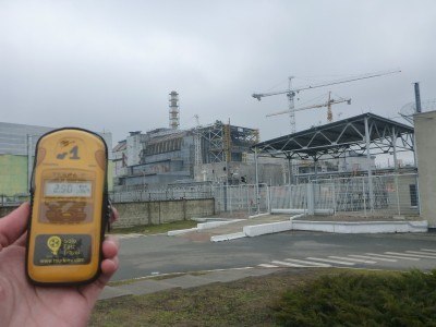 Geiger Counter near Reactor Number 4