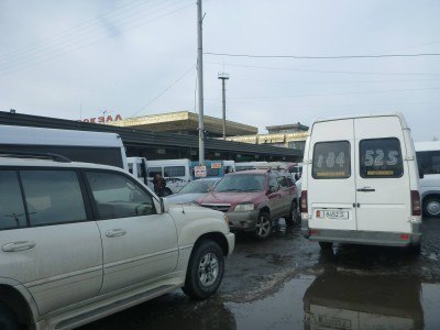 The bus station - Avtovagzal in Bishkek