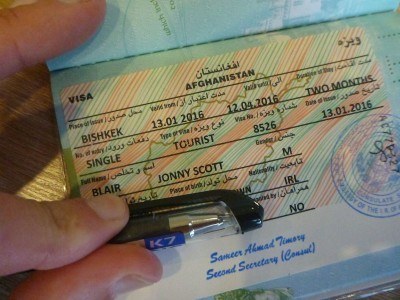 Getting an Afghanistan Visa in Bishkek, Kyrgyzstan
