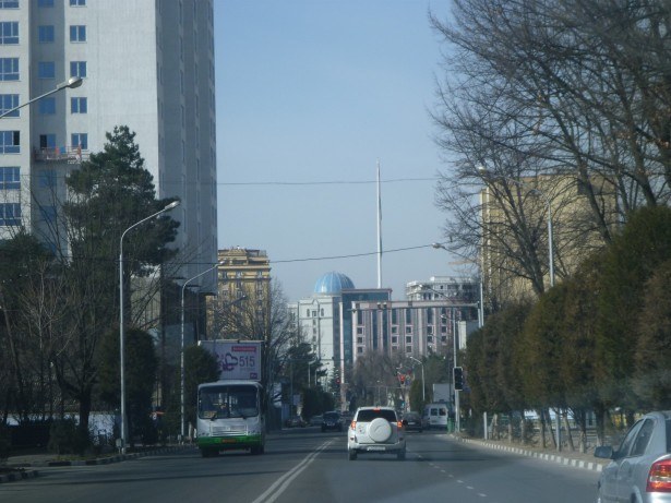 Touring Downtown Dushanbe, Tajikistan