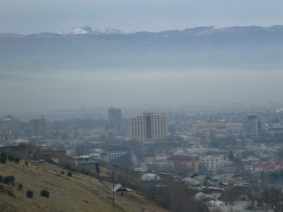 View of Dushanbe from Victory Park