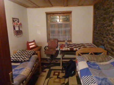 My room in Pamir Lodge - brilliantly cosy!!
