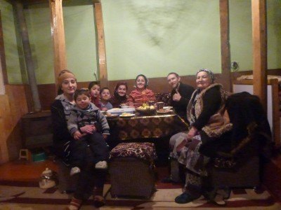 My hosts here at Pamir Lodge in Khorog!