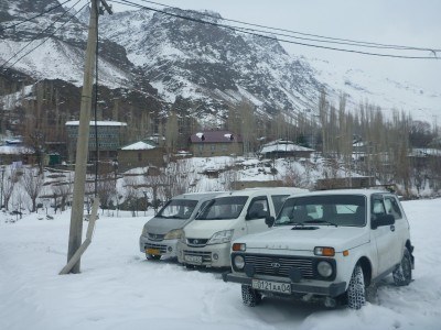 Hat-trick of cars by the Afghanistan to Tajikistan border