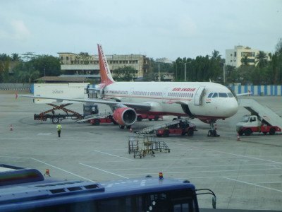 Arrival in Mumbai, India