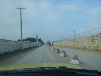 The Afghanistan side of the border at Hayratan