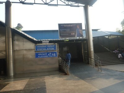 Stairs to the platforms