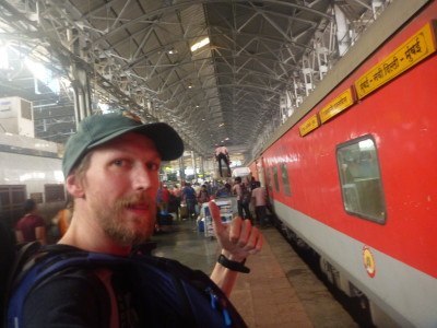 Arrival in Mumbai, India