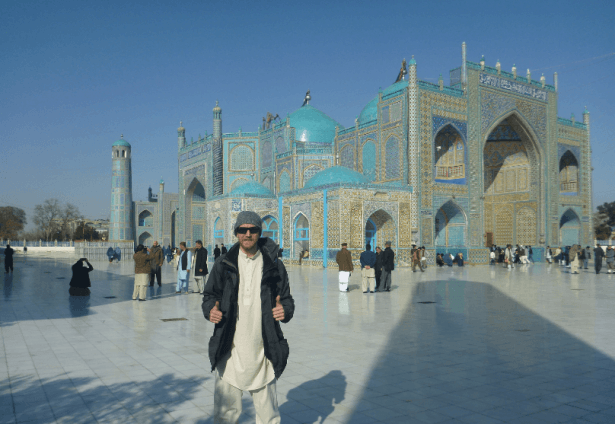 Touring the Blue Mosque, Hazrat Ali Shrine, Masar e Sharif Afghanistan