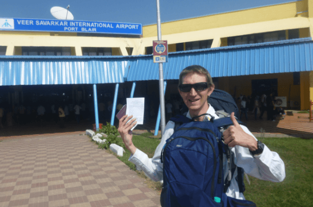 Jonny Blair in Port Blair Andaman Islands