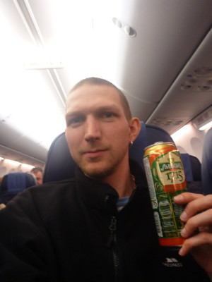 Cheers from 30,000 feet above planet earth!