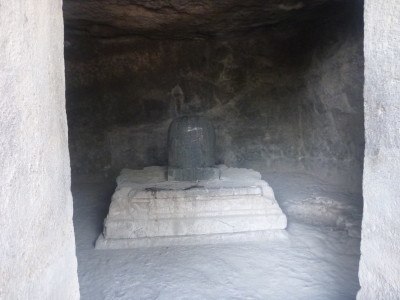 A shrine in one of the other caves