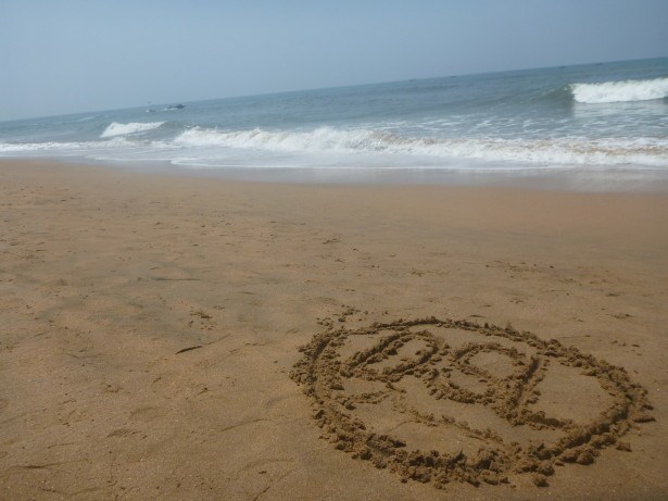 Anjuna Beach Goa and the DSL globe