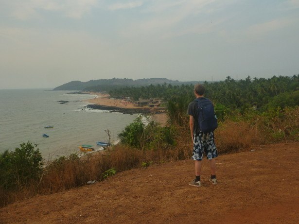Admiring Anjuna Beach