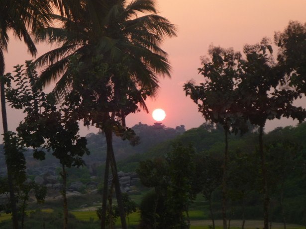 Sunset in Virapapuradaddi