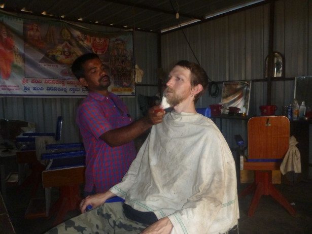 With my backpacking beard pre-trim