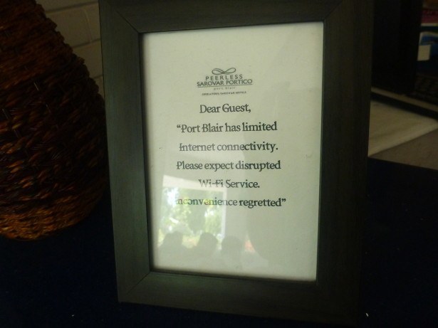 Wi-Fi can be slow - take the hint and have some offline time!