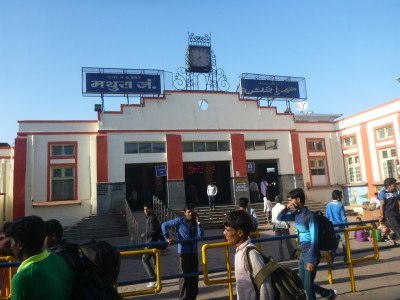 Mathura train station, India