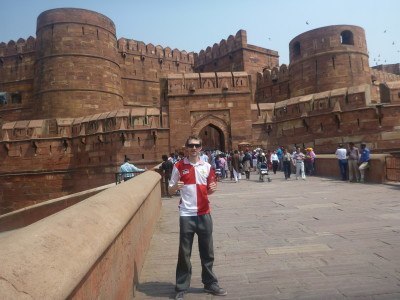 Backpacking in India: Touring Agra Fort with Delhi Magic Tours