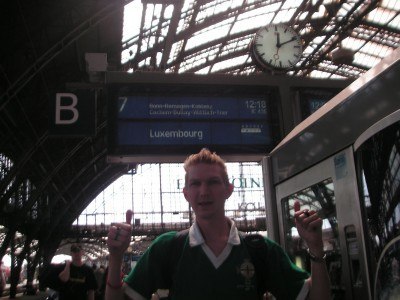 Waiting on my train to Luxembourg 2007