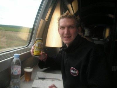 Having a beer on route to Marseille
