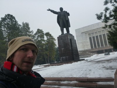 Lenin Statue, Bishkek, Kyrgyzstan