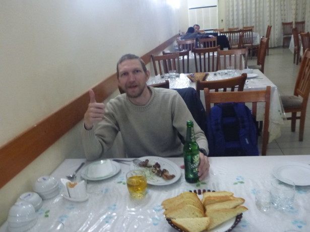 Dining and beering out in Termiz, Uzbekistan