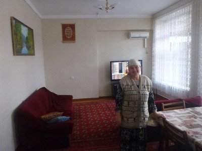 Gulnara at her cosy Guesthouse in Tashkent, Uzbekistan