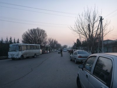 Chernayevka border exit point from Uzbekistan