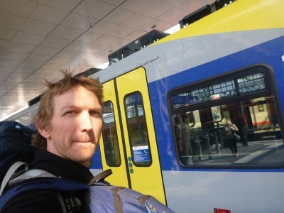 Arrival at the Hauptbahnhof in Salzburg
