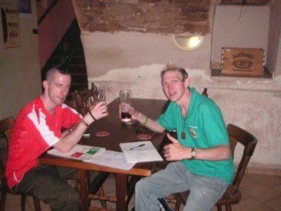 Lock in Lee and I in Prague in 2007