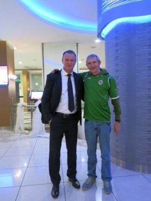 Michael O'Neill and I in Turkey