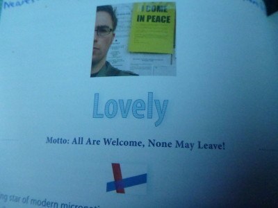 The Kingdom of Lovely was in Bow. Source: Lonely Planet - Micronations