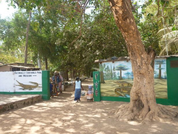 Entrance to Kachikally Crocodile Pool, Bakau, The Gambia