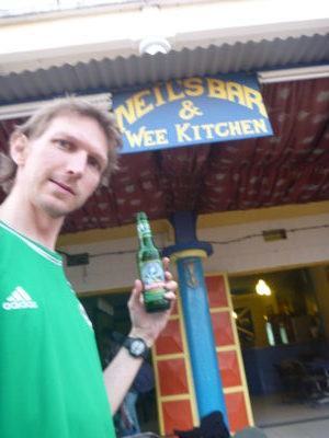 55 pence beer at Neil's Bar and Wee Kitchen
