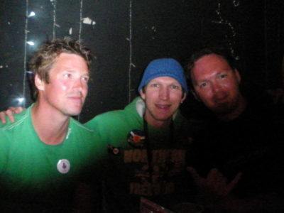 Hayden, myself and Paul in Christchurch, New Zealand in 2010