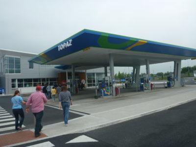 Petrol station stop in Laois