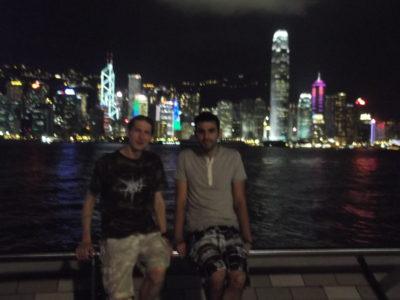 Martin and I at Hong Kong harbour in 2012
