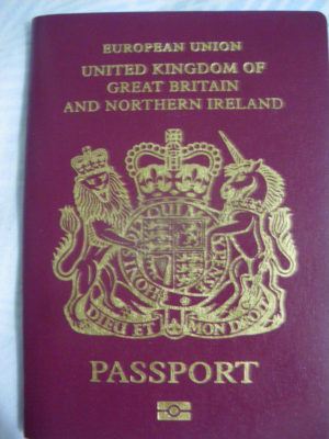 My British passport