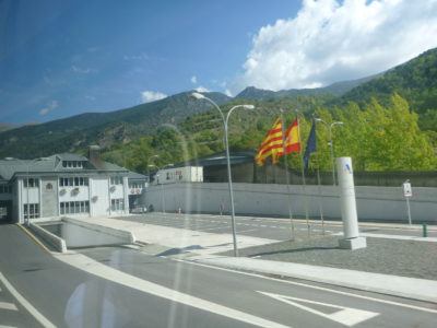 Andorra to Barcelona - the border