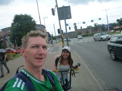 Backpacking in Poland: Cycling in Gdańsk with Mika on the Road and Hostel Cycle On