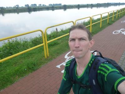 Cycling in Tczew - by the Wisla River