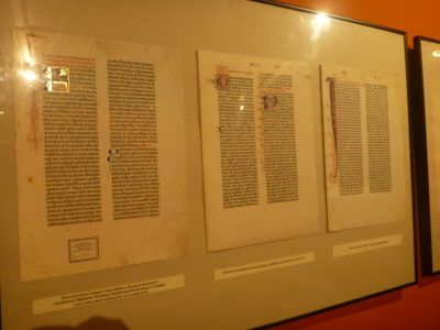 The only original copy of Gutenberg's Bible in Poland