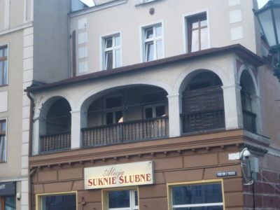 The building where Napoleon once stayed here in Tczew (allegedly)