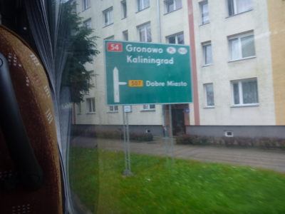 The Gdańsk to Kaliningrad bus